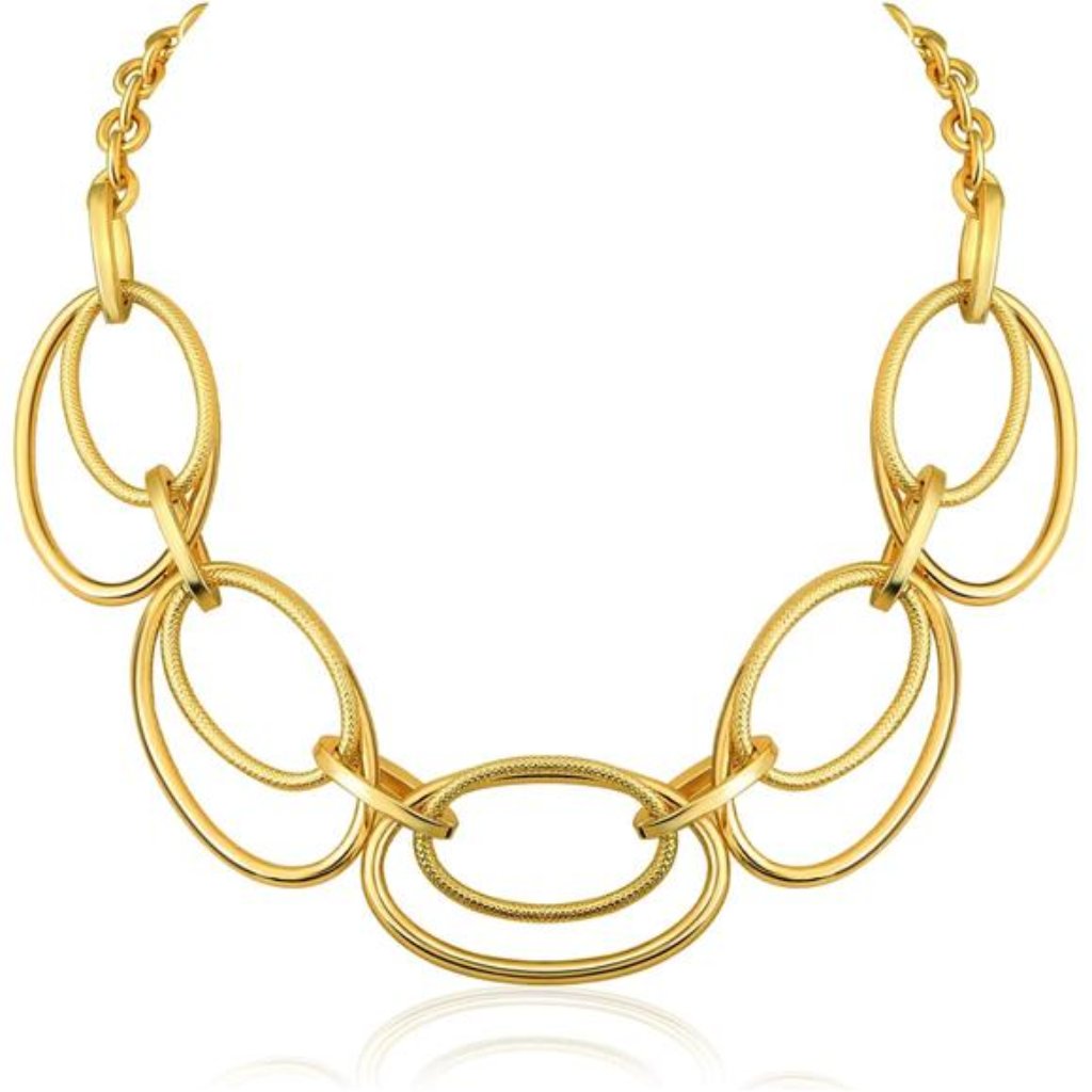 Gold Chain Necklace For Women - 14k Gold Plated - Thick Chain - Trendy 48$